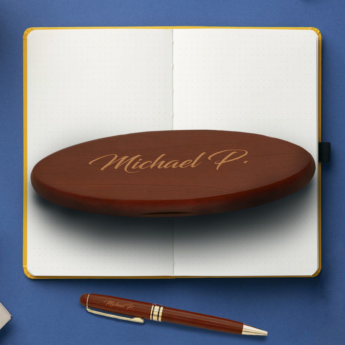 Personalized Refillable Rosewood Pen