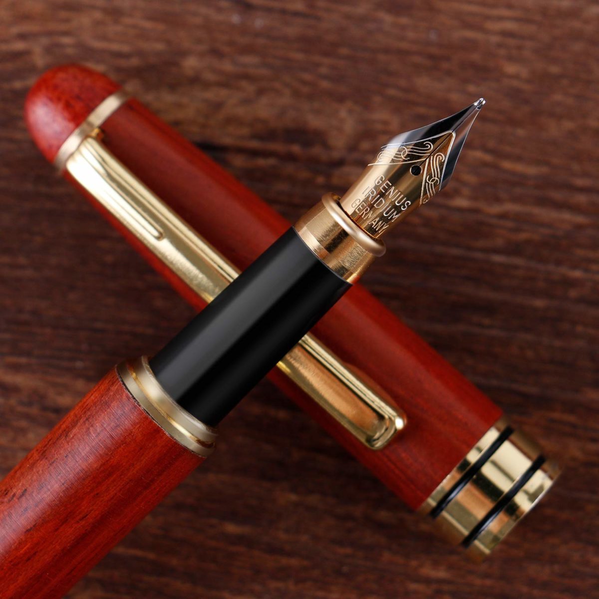 Personalized Refillable Rosewood Pen - Image 4
