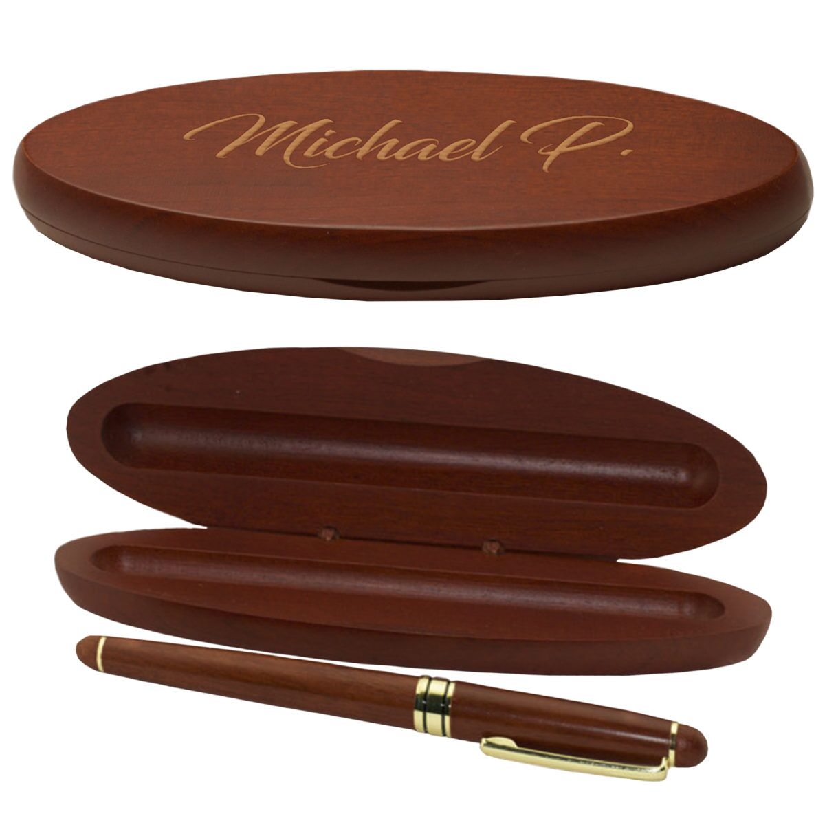 Personalized Refillable Rosewood Pen - Image 5