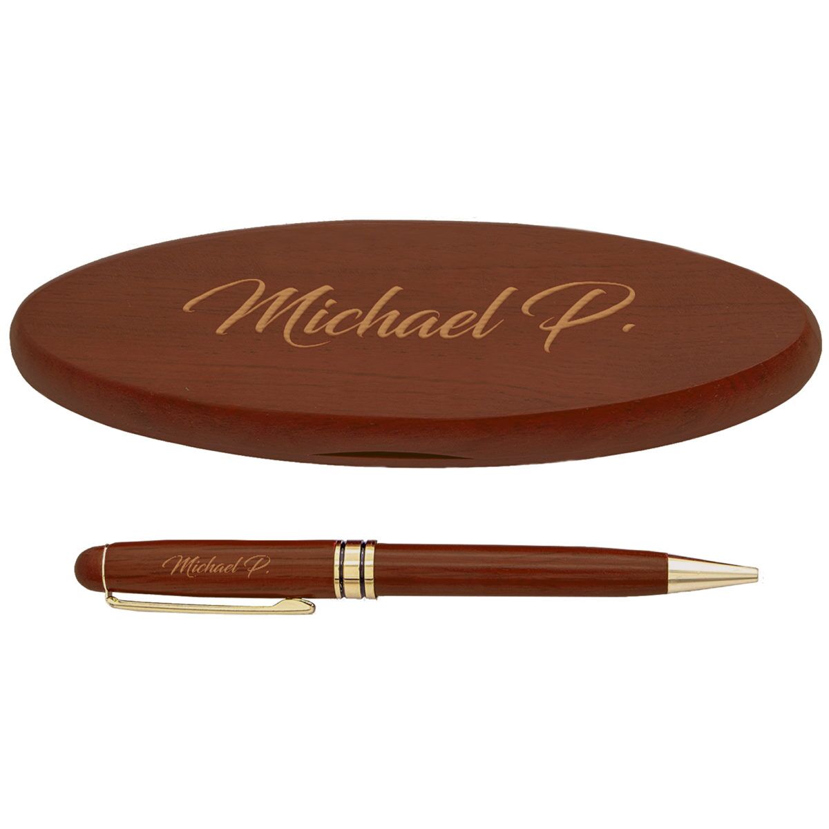 Personalized Refillable Rosewood Pen - Image 6