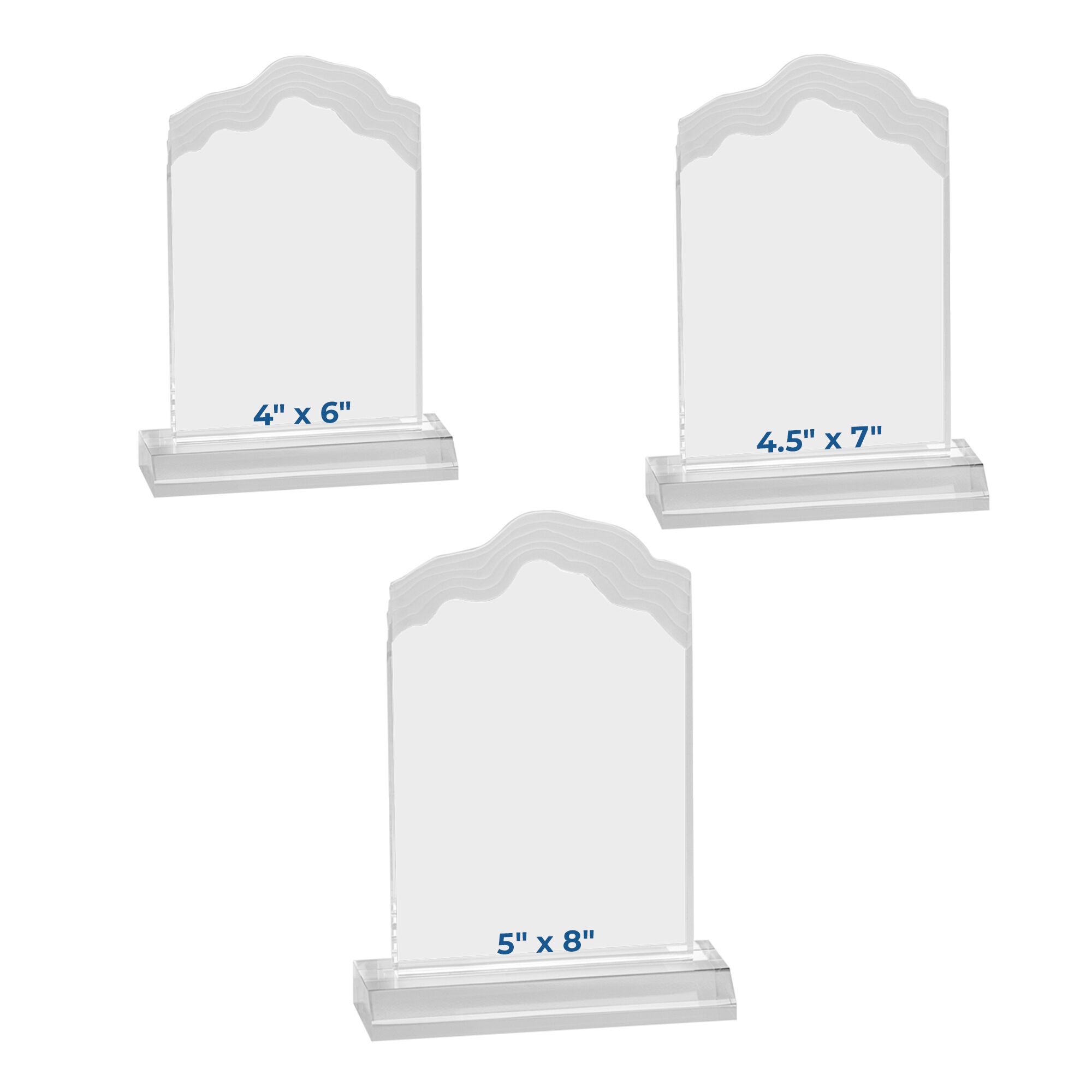 Personalized Topography Edge Acrylic Award - Image 3