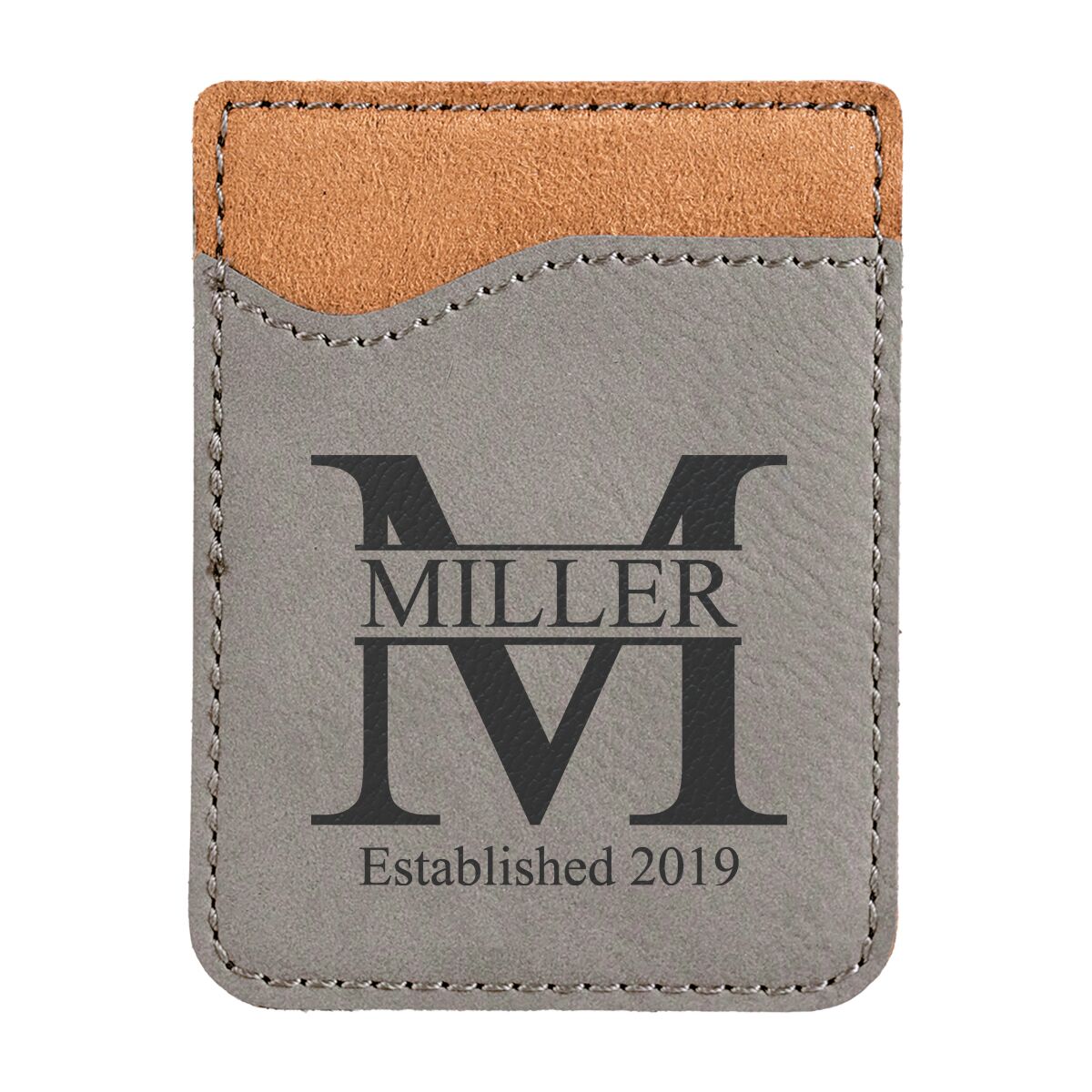 faux leather phone wallet