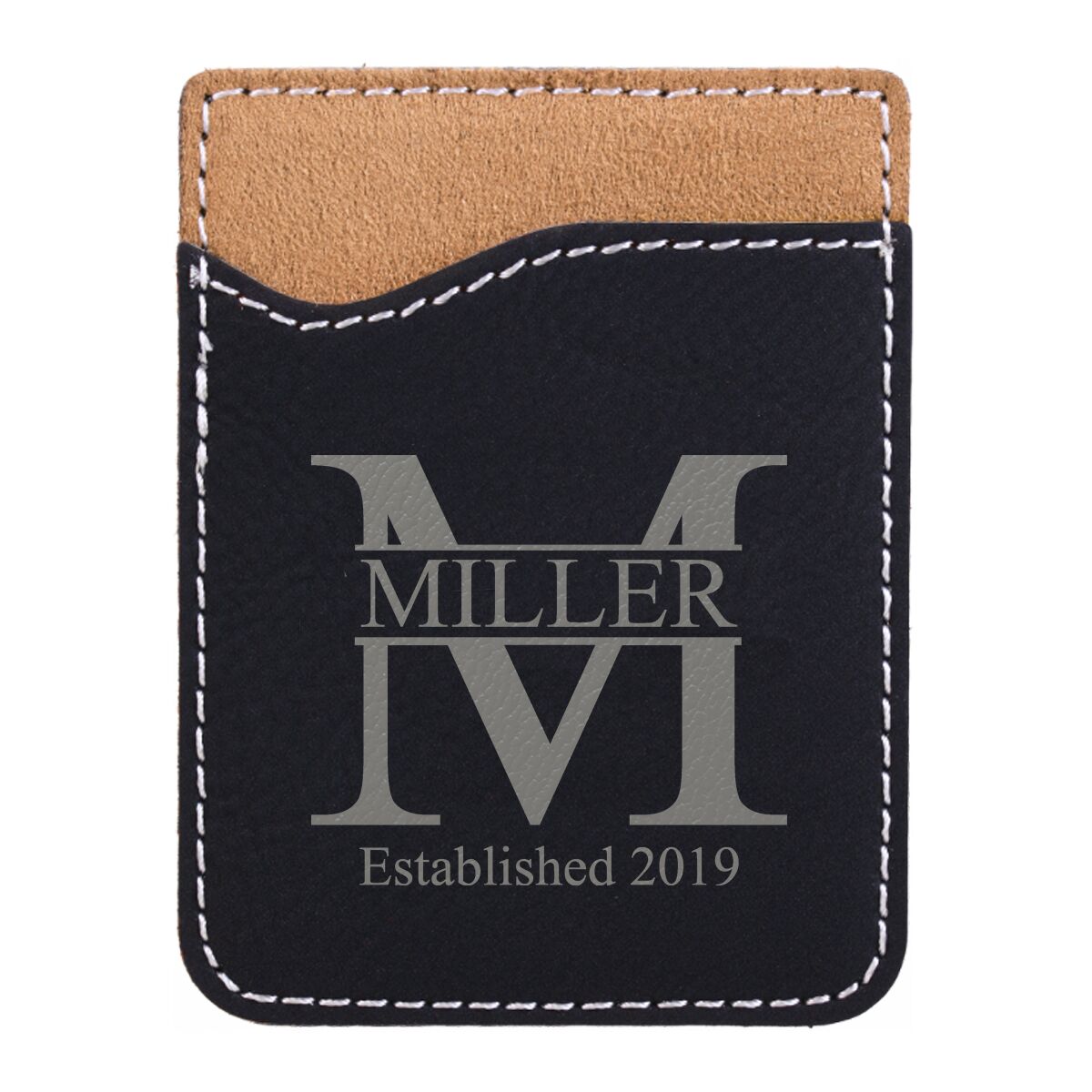 faux leather phone wallet