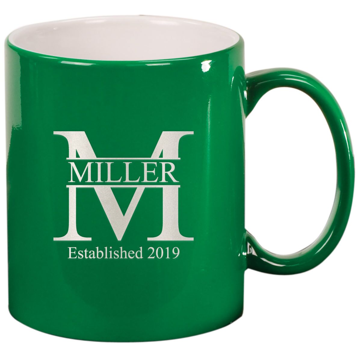 Personalized Monogram 11 oz. Ceramic Mug - Image 7