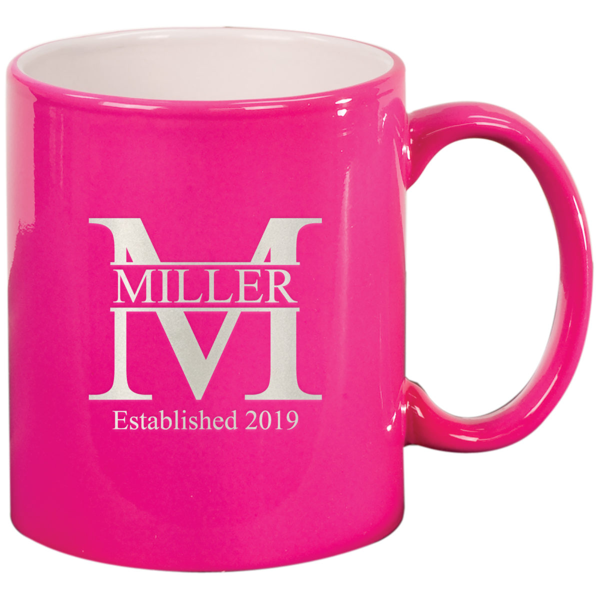 Personalized Monogram 11 oz. Ceramic Mug - Image 6