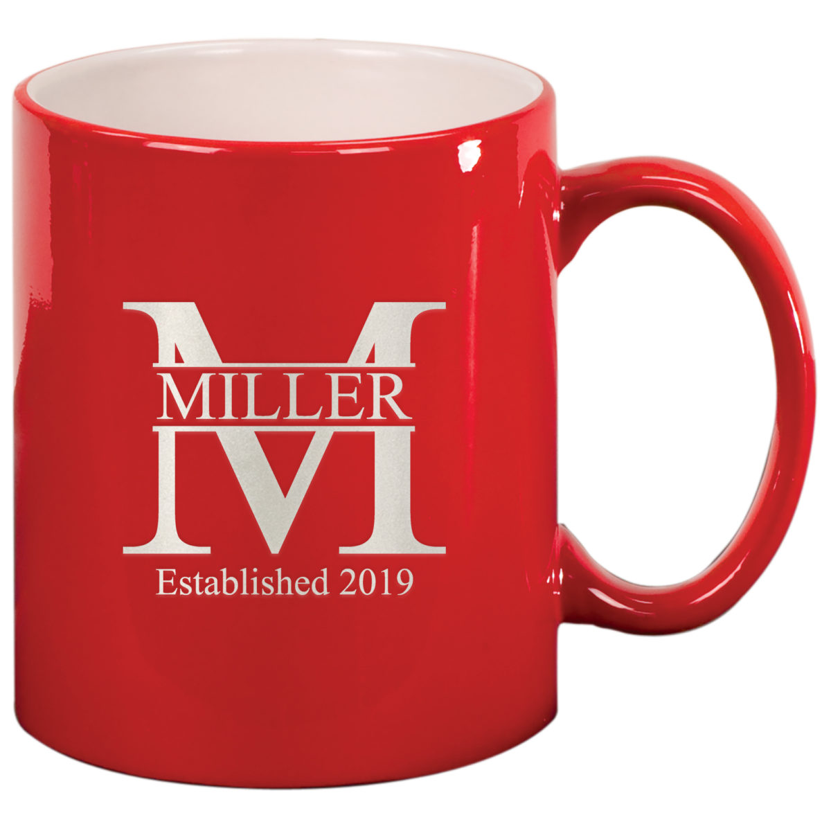 Personalized Monogram 11 oz. Ceramic Mug - Image 10