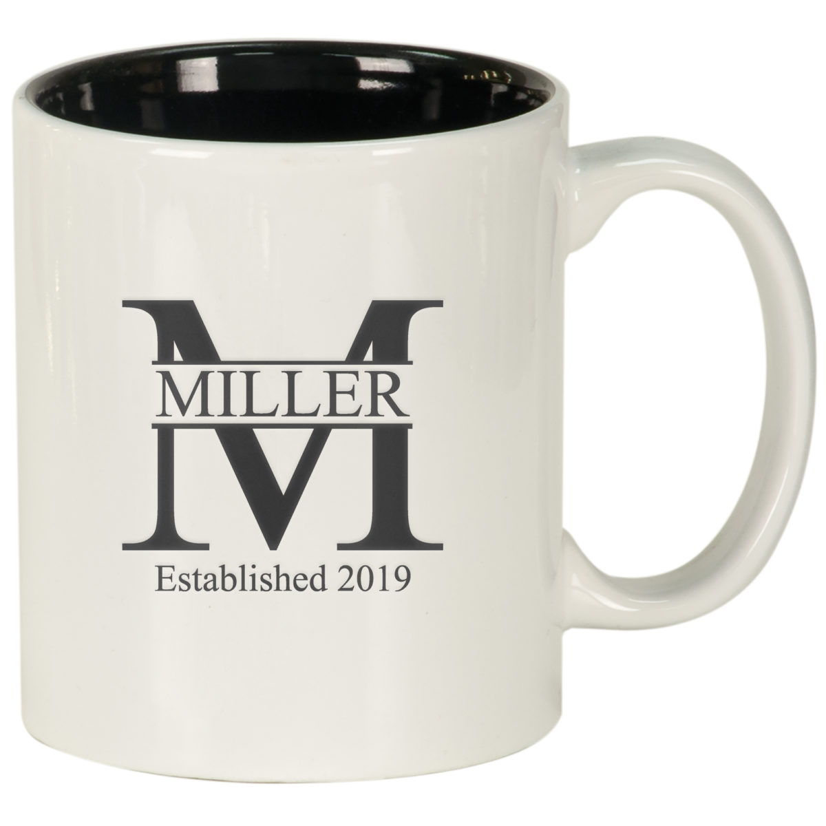 Personalized Monogram 11 oz. Ceramic Mug - Image 4